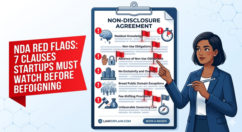 NDA red flag: Are your startup’s secrets protected or at risk due to these 7 warning signs?
